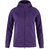 Fjällräven Abisko Grid Fleece Hoodie W dark violet (425) XL