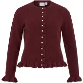 Vila Vijacia Rüschen Strickjacke