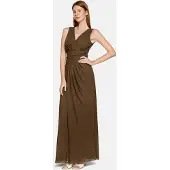 Vera Mont Abendkleid "Damen mit V-Ausschnitt" Ohne Tasche Falten