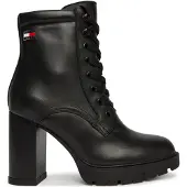 Tommy Hilfiger Stiefeletten Tjw Lace Up High Heel Boots EN0EN03109 Schwarz 37