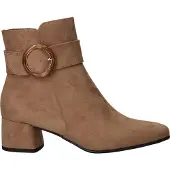 Marco Tozzi Damen Stiefelette mit Rundschnalle 2-25328-45, Größe:39 EU, Farbe:Beige