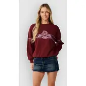 Rip Curl RipCurl Archive Dolphin Oversized Crew dark plum (2924) M