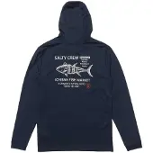 Salty Crew Fish Market Hood Sunshirt Langarm-rash Guard