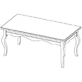 AEA Holztisch Echte Handarbeit Klassische Tische Tisch Couchtisch Model PR1 Holz