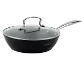 Starke PRO Bratpfanne Ø 24 cm Antihaftbeschichtet Pfanne Deckel TARRY DEEP