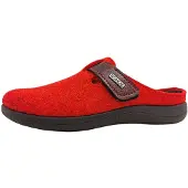 Rohde Bari G Damenschuhe Hausschuhe Pantolette Rot Freizeit