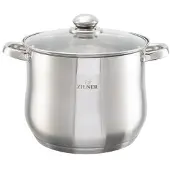 Zilner Hochwertiger Stahl Schmortopf 24cm 9L