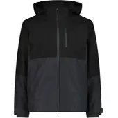 CMP Zip 2in1 Herren Doppeljacke schwarz Größe S Trekking Wasserdicht