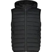 CMP MAN Padded Vest Snaps Hood nero (U901) 56