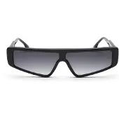 Marc Ellis Sonnenbrille für Damen, schwarz, Acetat, futuristisches Design