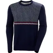 Helly Hansen Men's Afton Knit Sweater navy fairisle (598) XL