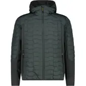 CMP Hybrid Herren Kunstfaserjacke grau Größe 3XL Trekking Wasserabweisend Wasserabweisend