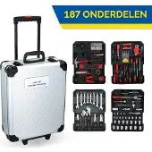 Kinzo Werkzeugkoffer gefüllt 187-tlg.