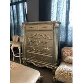 AEA Klassische Barock Antik Stil Kommode Sideboard Kommoden Echt Holz Schrank