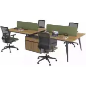 Xl Moebel Gmbh Bürotisch Arbeitstisch Bürogruppe für 4 Personen Schreibtische Schreibmöbel