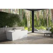 AEA Badewannen Rechteckige Design Badewanne Weiß Moderne Badezimmer Wannen Acryl