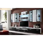 AEA Moderne Design Wohnwand TV-Ständer Holz Wohnzimmer Möbel TV Einrichtung