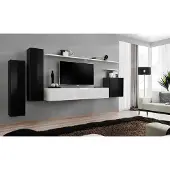 AEA Wohnwand Set 7tlg TV-Ständer Luxus Designer Sideboard Wohnzimmer Wandregal
