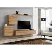 Xl Moebel Gmbh Wohnwand TV-Ständer Wohnzimmer Set 4tlg Wohnmöbel Modern Wohnzimmer Holz