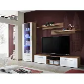 Xl Moebel Gmbh Braun Wohnzimmermöbel Wohnwand Einrichtung Sideboard TV-Ständer Vitrine
