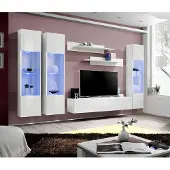 AEA Designer Wohnwand Hänge Vitrine Modern Design Wohnzimmer Luxus Möbel Wand Regale