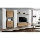 Xl Moebel Gmbh Wohnwand Designer Wohnzimmermöbel Braun Wandschrank Komplett Wand Regal