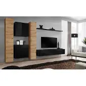 Xl Moebel Gmbh Wohnzimmerset 6tlg Wohnwand Holzmöbel Schrank Komplett Wand Regal