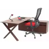 AEA Schreibtisch Büromöbel Cheftisch Holzmöbel Designer Schreibarbeitsplatz