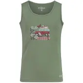 CMP Mädchen Tanktop mit grafischem Muster