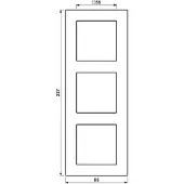 Albrecht Jung GmbH & Co. KG JUNG A5583BFSWM, Kunststoff, JUNG, Leere Platte, 1 Stück(e)