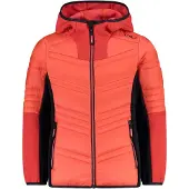 CMP Mädchen Hybridjacke KID G JACKET HYBRID FIX HOOD 34Z3325-B715 128 - Calypso - 128
