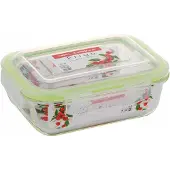 Florina Frigo Glas-Lebensmittelbehälter 640 ml rechteckig