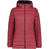 CMP Damen lange Kapuzenjacke mit Reißverschluss Sorona Aura