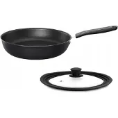 Fiskars Kitch'n Bratpfanne 28 cm mit Silikondeckel