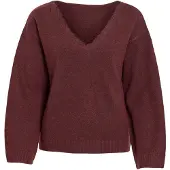 Vila Viliga V-ausschnitt Strickpullover