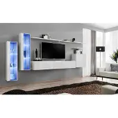 Xl Moebel Gmbh Weiß Komplett Wohnwand TV-Ständer Design Wohnzimmer Luxus Schrank Wandschrank