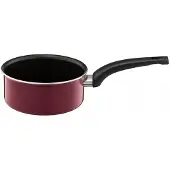 Emalia Olkusz Emaille-Topf 1,2 l 16 cm Bordeauxrot