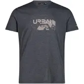 CMP MAN T-shirt antracite mel-tortora (44UV) 50
