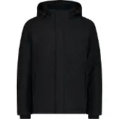 CMP MAN Padded Long Jacket DET Hood nero (U901) 60