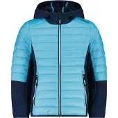 CMP - Girl's Jacket Hybrid Fix Hood - Hybridjacke Gr 110 blau