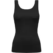 Lisca Unterhemd "2er Pack Top Everyday", Damen, Gr. XXL, N-Gr, schwarz, Obermaterial: 86% Baumwolle CO. 14% Elasthan EL., Unterhemden Unterhemd