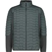 CMP Hybrid Herren Kunstfaserjacke grau Größe XL Trekking Wasserabweisend Wasserabweisend