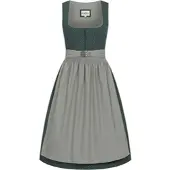 Nübler Midi Dirndl Petra in Grün | Gr.: 38