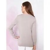 Sieh an! Strickjacke in beige | Gr.: 40