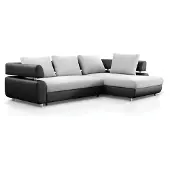AEA Ecksofa Wohnlandschaft + Bettfunktion Sofa Ecksofa Couch Ecke Polster Garnitur