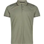 CMP Polohemd Salbeigrün Größe 58 Schnelltrocknend UV-Schutz kurzärmelig