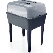 Nabbi Kunststoffdampfer auf Beinen DREP770W 77 cm - Anthrazit