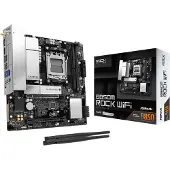 Asrock B850M Rock WiFi, AMD, Sockel AM5, AMD Ryzen 7000 Series, AMD Ryzen 8000 Series, AMD Ryzen 9000 Series, DDR5-SDRAM, 128 GB, DIMM