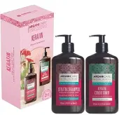 Arganicare Duo Box Keratin Repair Shampoo + Conditioner 400+400 ml Set