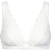 Falke Damen BH Delicate Touch, XS, Weiß, Uni,Struktur